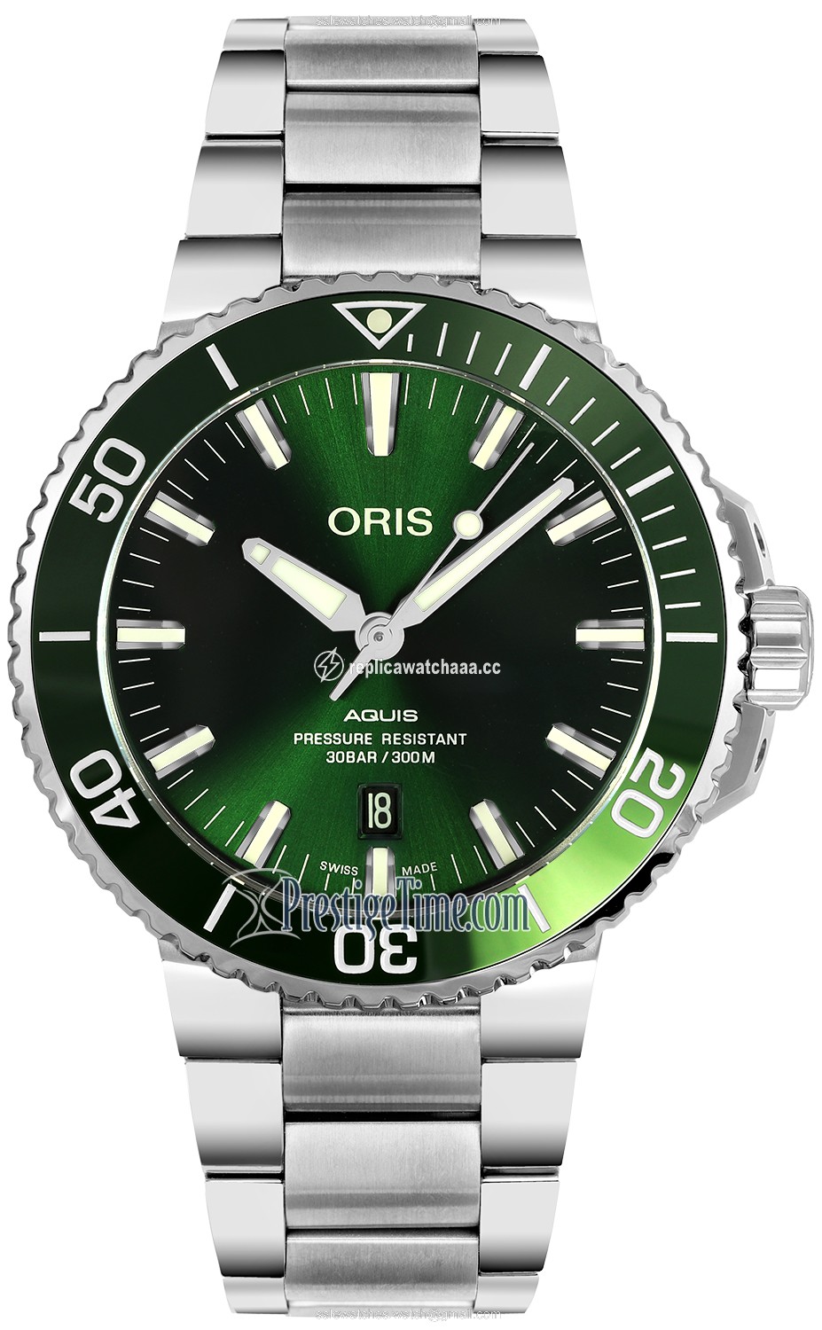 01 733 7730 4157-07 8 24 05PEB Oris Aquis Date 43.5mm Mens Watch 01 733 7730 4157-07 8 24 05PEB Oris Aquis Date 43.5mm Mens Watch